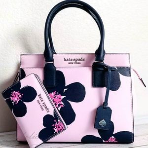 KATE SPADE MED SATCHEL & WALT CAMERON GRAND FLORA